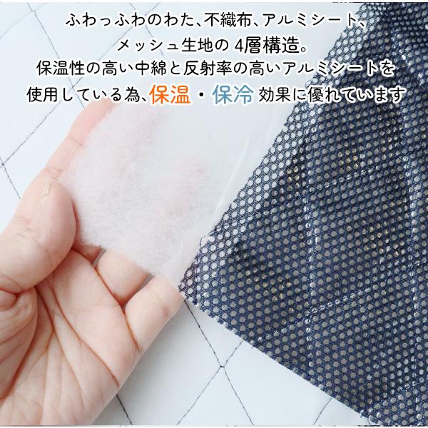 ミシンでぬえる 保冷シート 約120cm巾x1m レシピ付 保温 保冷 ランチ