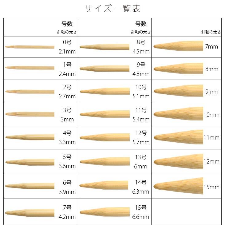 編み針 匠 ミニ棒針 2本針 長さ約23cm 6号〜15号 Clover クロバー 