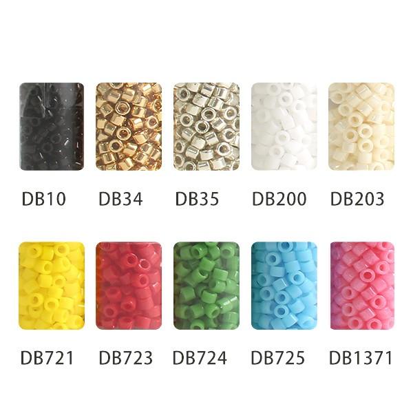 まとめ買い デリカビーズ 基本色 3gx10本セット ビーズ アクセサリー