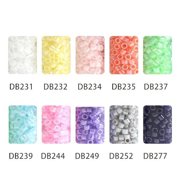 まとめ買い デリカビーズ ポップ色 3gx10本セット ビーズ アクセサリー