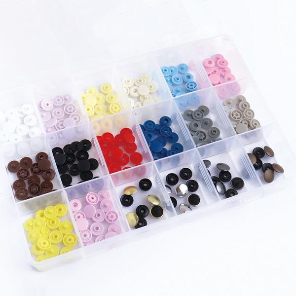 打ち具がいらない プラスチック スナップ ボタン ぼたん 釦 イージー  