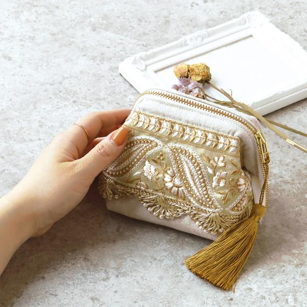 インド刺繍リボン 約30cm×3本 アソートセット インド製 刺しゅう