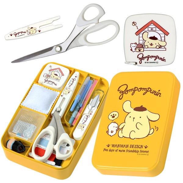裁縫セット ポムポムプリン 即日発送OK うす型タイプ 入学 小学校