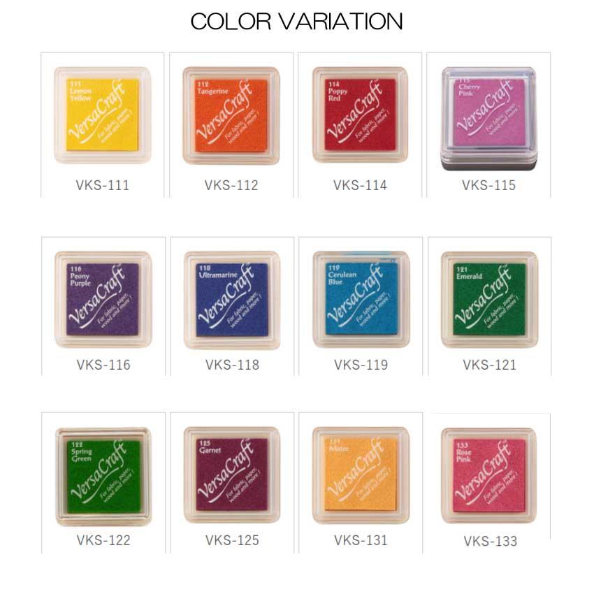 スタンプインク バーサクラフトSサイズ 消しゴムはんこ はんこ 布 紙