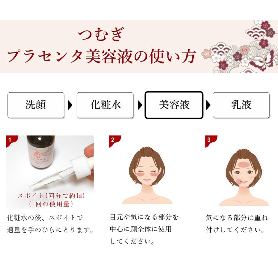 tsumugi プラセンタ 美容液 国産 馬 プラセンタ美容液 馬プラセンタ