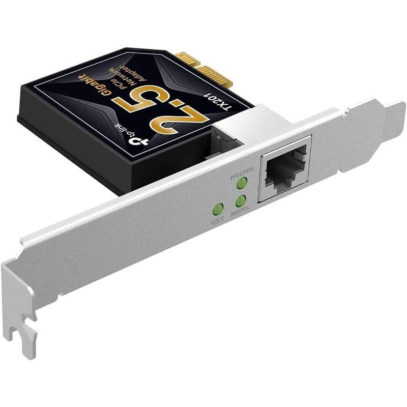 TP-Link 2.5Gbps LANカード PCI-E アダプター ネットワークカード TX201｜tsumugu-dou｜02