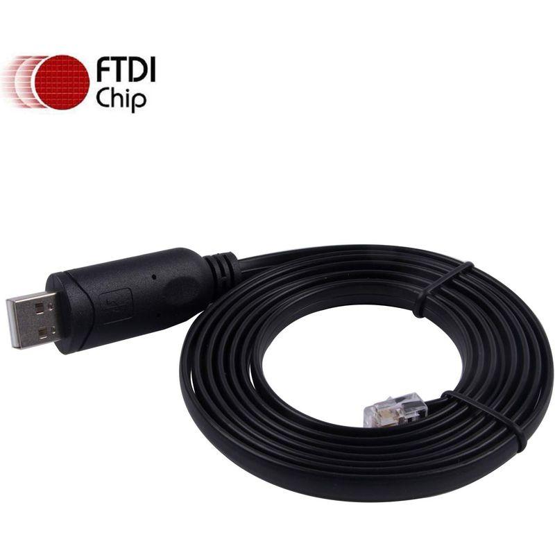 USB to RJ12 6P6C RS232 FTDI Serial Converter APC PDU Cable for APC UPS｜tsumugu-dou｜08