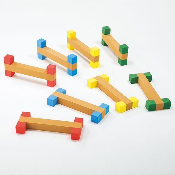 完動品 バランス遊具 平均台 ハードル ジャンプ ブロック型運動遊具 エバテムI（アイ） 【G6236454229】(22660円)