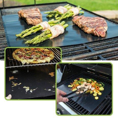 Gwhole バーベキューグリルマット qシート網 鉄板用 繰り返す 使用可能 50 40cm 3枚セット S つなぐstore 通販 Yahoo ショッピング