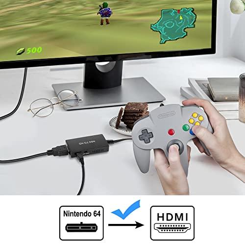 N64 to HDMI 変換コンバーター L'QECTED / ゲームキューブ/SNES N64 to HDMI 変換コンバーター L'QECTED / ゲームキューブ/SNES