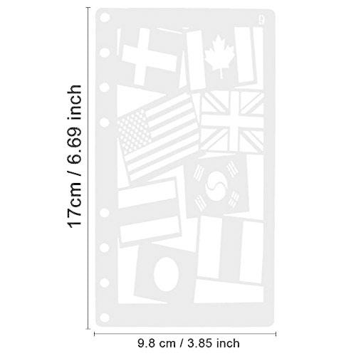 図面テンプレート ステンシル 描画ツール 塗り絵 製図用品 日記 手帳用 教育用 絵画学習 Diy定規 子供たちに 可愛い 17cm 9 8cm 12 S つなぐstore 通販 Yahoo ショッピング