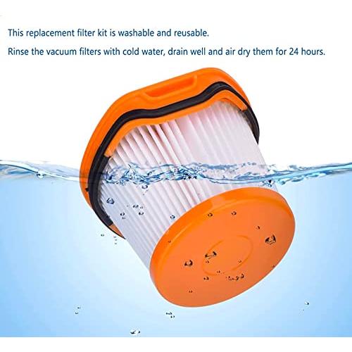 シャーク用掃除機フィルター4つのShark Wandvacシステムフィルタのパック フィットCS401J CS651J CS200J