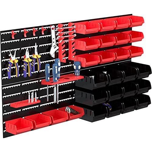 KOOPRO 工具収納ケース ツールボックス 壁掛け 小物 工具入れ