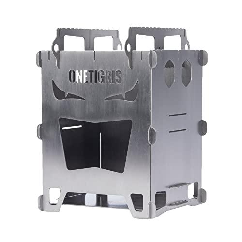 OneTigris ROCUBOID チタン ミニ焚き火台 ソロストーブ ウッドストーブ
