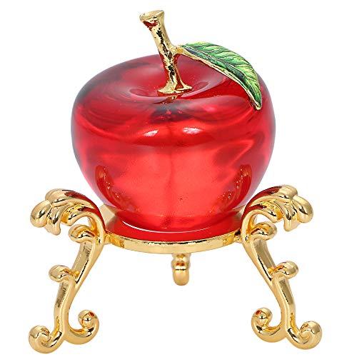 りんご置物 りんご 置物 風水 玄関 飾り 風水インテリア 林檎 オブジェ クリスタル