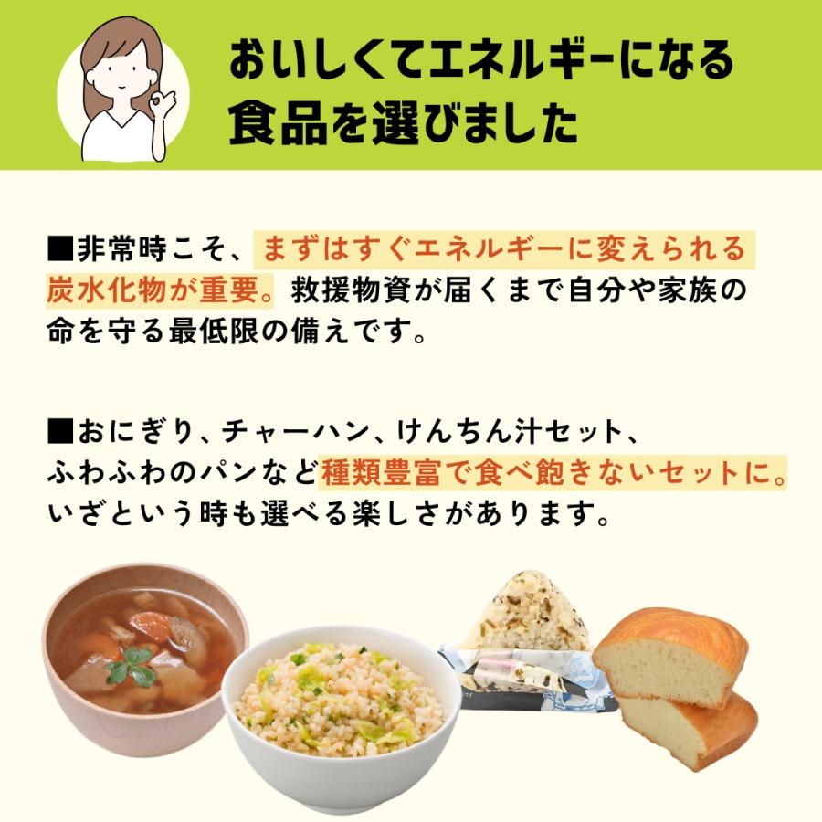 非常食セット 7日分 水 パン ご飯 お菓子 アルファ米 尾西食品 サタケ 主食 1週間 21食 保存食 防災食 防災 食料 | 尾西食品 | 02