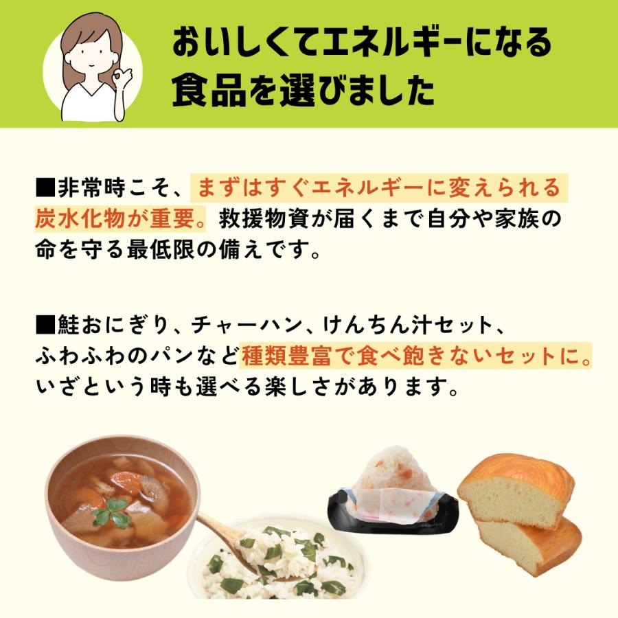 非常食セット 7日分 水 パン ご飯 お菓子 アルファ米 主食 1週間 21食 保存食 防災食 防災 食料 | 尾西食品 | 02