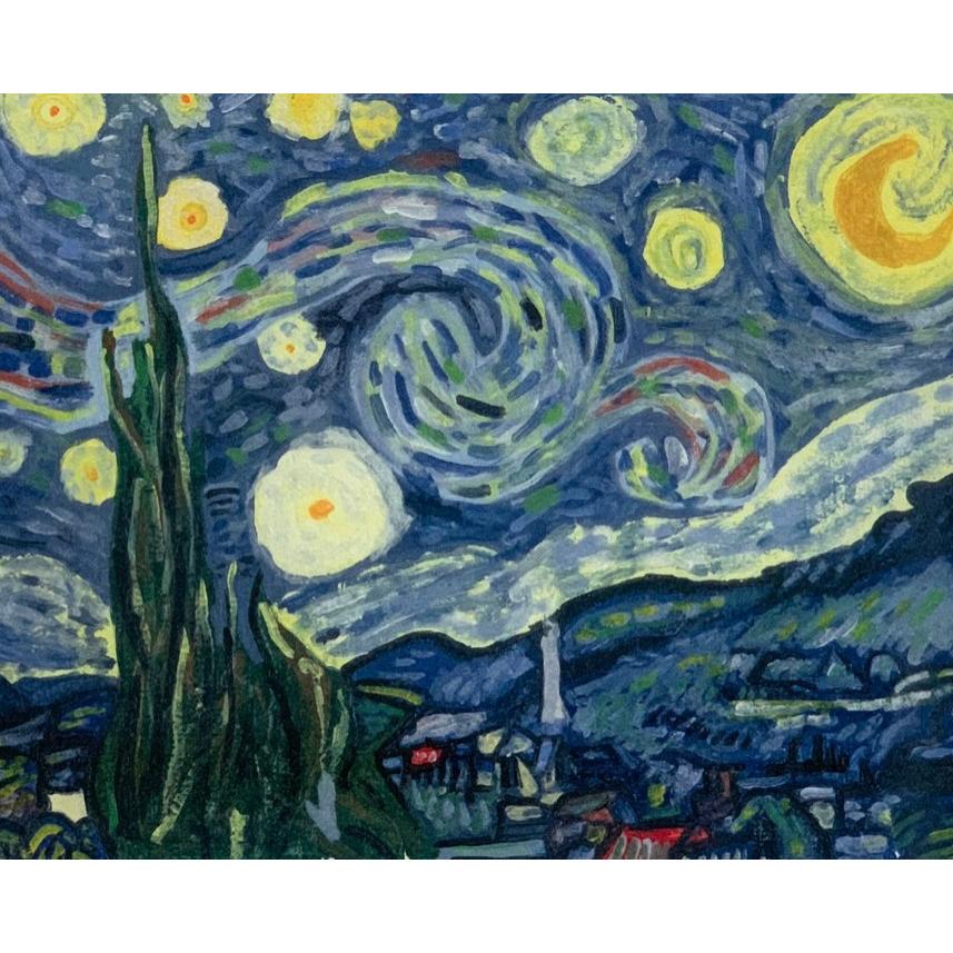 心が満たされる西洋画ポストカード・ポジティヴな星たち : 模写