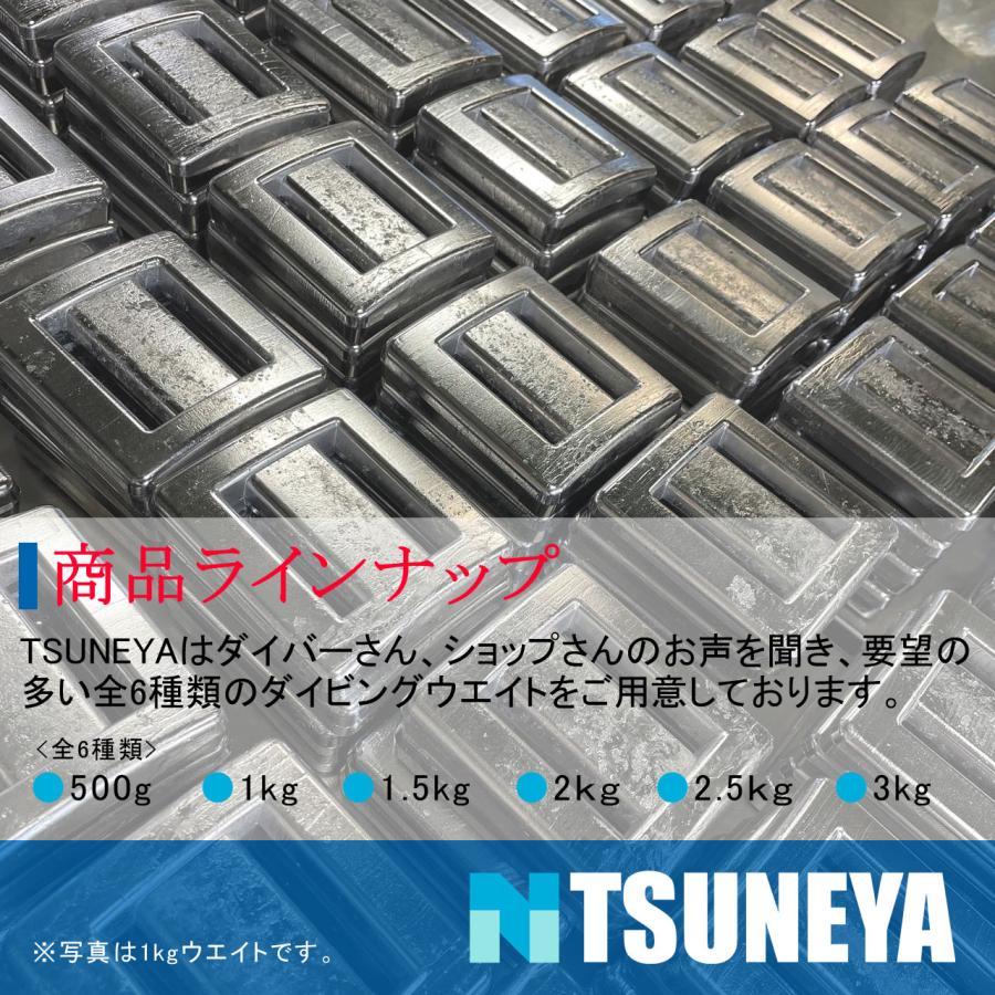 TSUNEYA ダイビングウエイト 1kg×8、2kg×4個セット 16kg 高品質