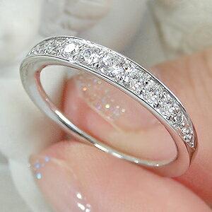 ダイヤモンド エタニティ リング 指輪 プラチナ Pt900 0.3ct H-SI グラデーション 重ねづけ シンプル ギフト 誕生日 女性 ダイヤ プレゼント 細身 TNSR-0005の画像