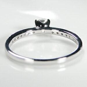 Pt900 0.35ct H-SI ダイヤモンド リング 指輪 プラチナ 重ねづけ シンプル 人気 ダイヤ ギフト 誕生日 エタニティリング 結婚 細身 一粒 フチあり TNSR-0021の画像