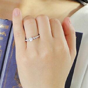Pt900 0.5ct H-SI ダイヤモンド リング 指輪 プラチナ 重ねづけ シンプル 人気 ダイヤ リング ギフト 誕生日 女性 エタニティ 婚約 結婚 細身 一粒 TNSR-0024の画像