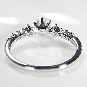 Pt900 0.5ct H-SI ダイヤモンド リング 指輪 プラチナ 重ねづけ シンプル 人気 ダイヤ リング ギフト 誕生日 女性 エタニティ 婚約 結婚 細身 一粒 TNSR-0024の画像
