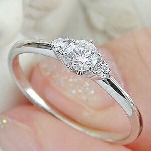 Pt900 0.25ct H-SI ダイヤモンド リング プラチナ 人気 ダイヤ ダイア 結婚 婚約 指輪 ギフト 誕生日 女性 ご褒美 3石 3粒 一粒ダイヤ 大粒 記念日 TNSR-0032の画像