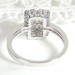 Pt900 0.50ctUP アンティーク ジュエリー バケット ダイヤモンド