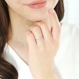 Pt950 ダイヤモンド ミル打ち リング 指輪 重ねづけ 人気 一粒 ダイヤ