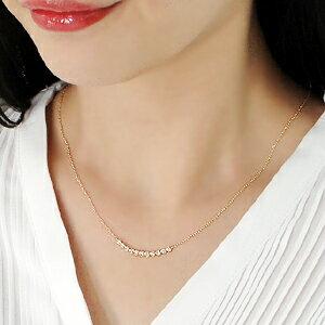 大特価 SALE K18YG 0.3ct H&C ダイヤモンド ライン ネックレス セール