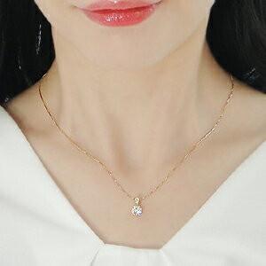 SALE K18YG 0.62ct 一粒 ダイヤモンド ネックレス ダイヤ イエロー ゴールド ダイヤ ギフト 誕生日 女性 贈り物 ご褒美 １粒 ペンダント tsunon0035-K18ygの画像