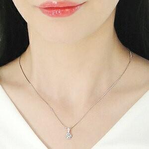 SALE Pt950 0.62ct 一粒 ダイヤモンド ネックレス ダイヤ プラチナ