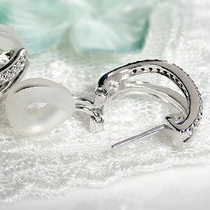 ２WAY K18WG 0.20ct エタニティ ダイヤモンド ピアス イヤリング ダイヤ ゴールド  人気 レディース ジュエリー ギフト 誕生日 女性 贈り物 tsunop0015の画像