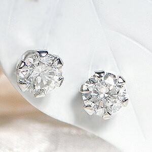 プラチナ900天然ダイヤモンドピアス0.500ct ダイヤモンド ピアス プラチナ 0.5カラット Pt900 0.5ct ダイヤ