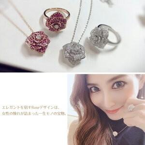 H&C Pt900 ダイヤモンド 薔薇 ピアス ダイヤ 人気 バジュエリー ゴージャス ダイア プラチナ レディース ジュエリー ギフト 誕生日 女性 ご褒美 tsunop0024の画像