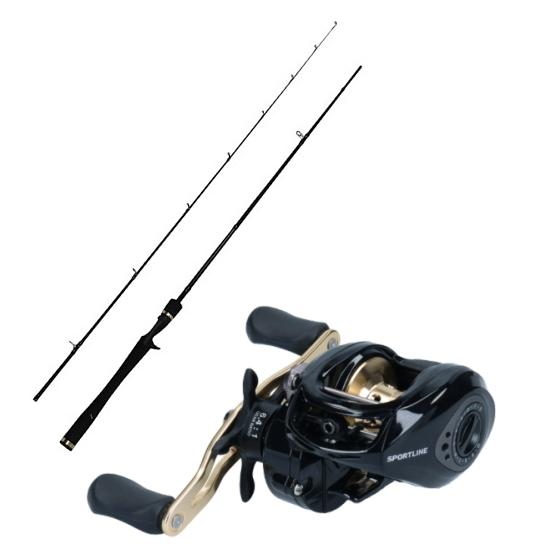 ベイトリール 3個セット ベイトリール 3本セット 穴釣り ロッド 2ピース 67cm 穴釣 コンパクト