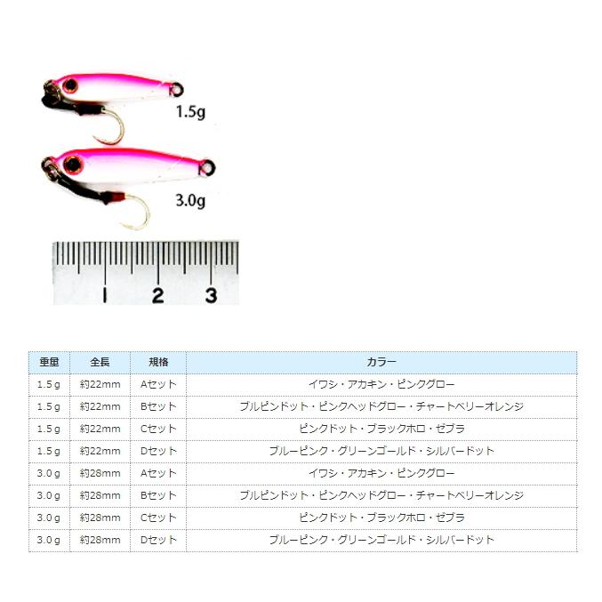 セール) ベイシックジャパン マイクロジグセット 1.5g Cセット