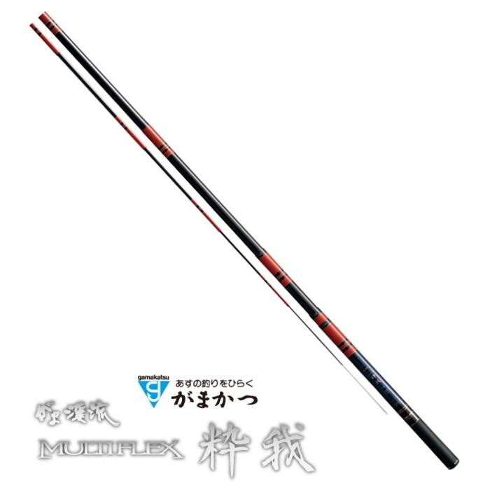 Gamakatsu（がまかつ） 渓流竿 がま渓流 マルチフレックス 粋我 硬調
