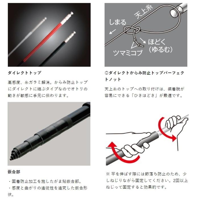 Gamakatsu 鮎竿 がまかつ がま鮎 スピカ 引抜早瀬 9.0m サクラ  