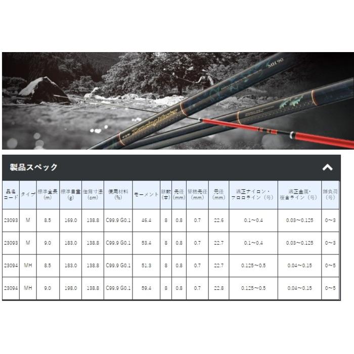 鮎竿 がまかつ がま鮎 ダンシングマスター M 9m / gamakatsu (SP) / ロッド｜tsuribitokan-masuda｜02