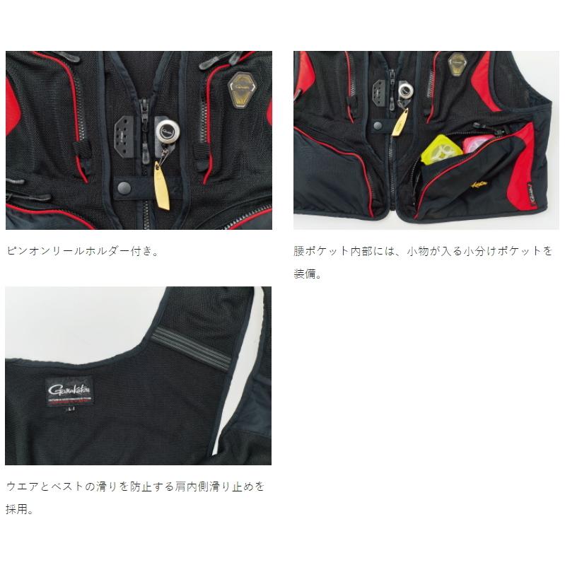 がまかつ　 鮎オールメッシュベスト GM- 2326 3Ｌ Gamakatsu（がまかつ） オールメッシュベスト GM-2326 ブラック 3L