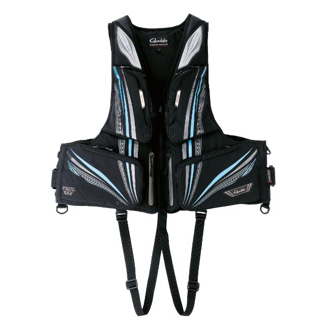 がまかつ アルテマシールドプロ フローティングベスト 3L (ブラック×レッド) Gamakatsu（がまかつ） アルテマシールドプロ フローティングベスト GM