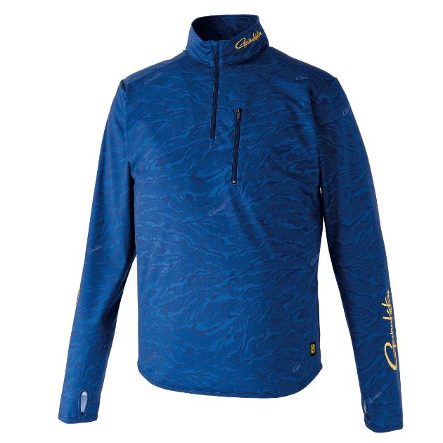 がまかつ NO FLY ZONE(R) ジップシャツ GM-3728 ネイビー LLサイズ / ウェア gamakatsu Gamakatsu（がまかつ） NO FLY ZONE(R) ジップシャツ GM-3728 ネイビー