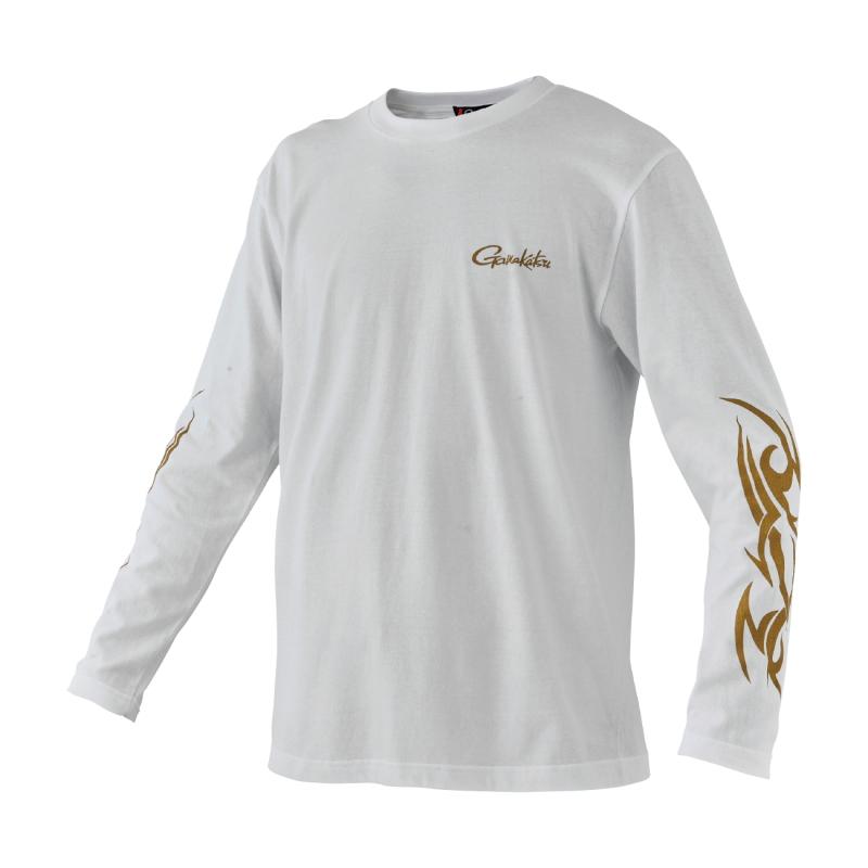 Gamakatsu がまかつ ロングスリーブTシャツ GM-3769 ホワイト Mサイズ 
