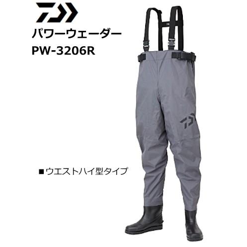 新品 ダイワ(DAIWA) パワーウェーダー グレー PW-3206R ウエストハイ 