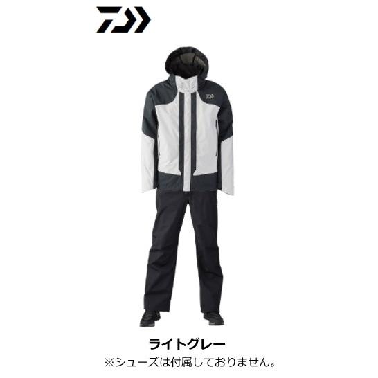 値下げDaiwa ダイワレインウェア M ダークグレー　上下　デニム調ストレッチ ダイワ レインウェア DR-1825 GORE-TEX コンビアップレインスーツ