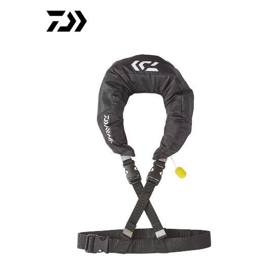 ダイワ ショートライフジャケット ネックタイプ手動膨脹式 DF-2520 ブラック フリー / daiwa / 釣具