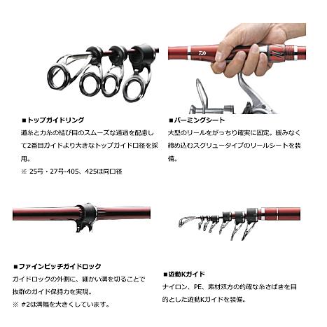 DAIWA（ダイワ） 21 トーナメントサーフT 25-425・R / 投竿 / daiwa