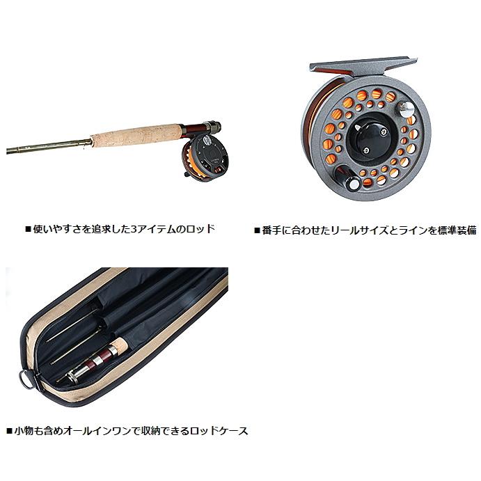 DAIWA（ダイワ） 20 ロッホモア フライコンボ F865-4COMBO / フライ